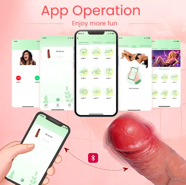 Bao Cao Su Đôn Dên Có Rung EUREKA Điều Khiển Từ Xa Qua App